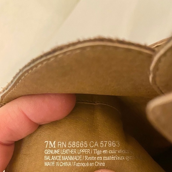 BP Bootie Boots Nordstrom Suede Distressed Leather - Picture 5 of 9